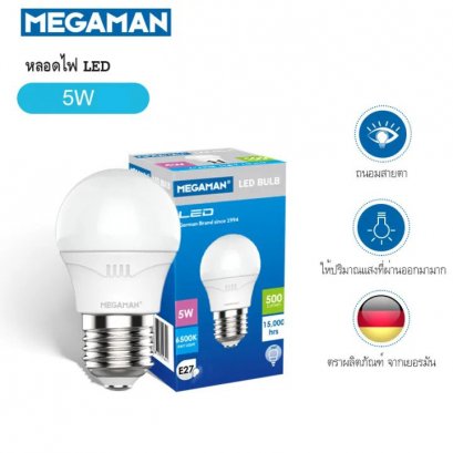 หลอด LED 5W Bulb Globe E27