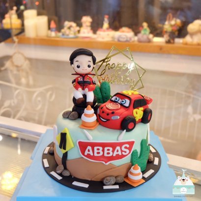 เค้กรถแข่ง - Racing Car Cake