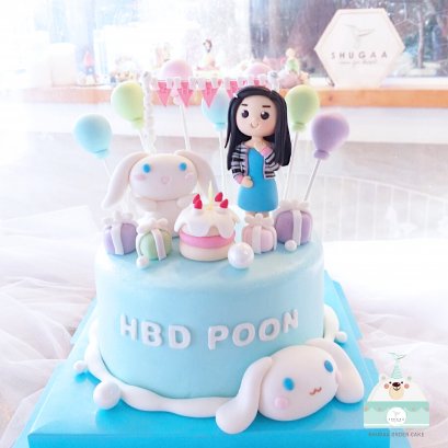 เค้กวันเกิด เด็กผู้หญิง เค้กการ์ตูน - Cartoon Cake