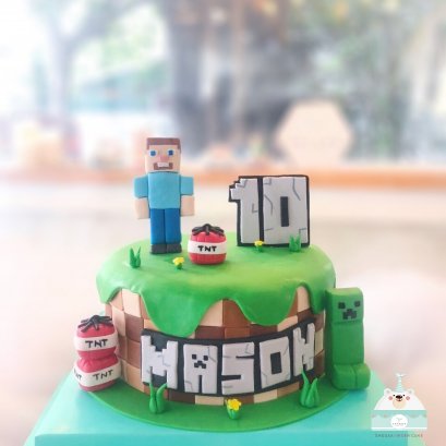 เค้กมายคราฟ - Minecraft Cake