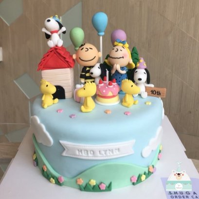 เค้กสนูปปี้ - Snoopy Cake