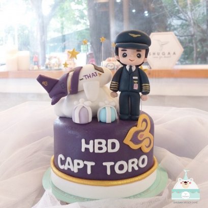 เค้กนักบิน เค้กวันเกิดแฟน - Pilot cake เค้กด่วน