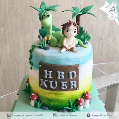 เค้กไดโนเสาร์ - Dinosaur Cake