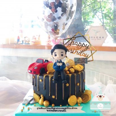 เค้กรถยนต์ รถสปอร์ต เค้กวันเกิดแฟน