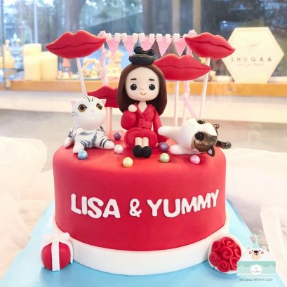 เค้กรูปแมว เค้กสัตว์เลี้ยง - Cat cake