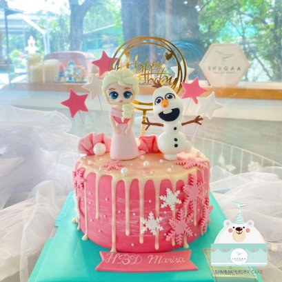 เค้กเจ้าหญิง เอลซ่า แอนนา - Frozen Elsa Cake