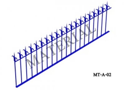 Model MT-A-02 : รั้วศรเหล็กแหลม