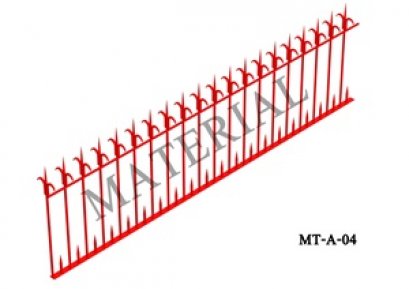 Model MT-A-04 : รั้วศรเหล็กแหลม