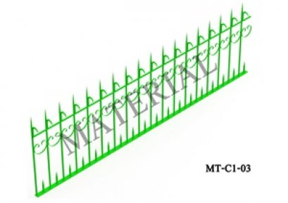 Model MT-C1-03 : รั้วศรเหล็กแหลม