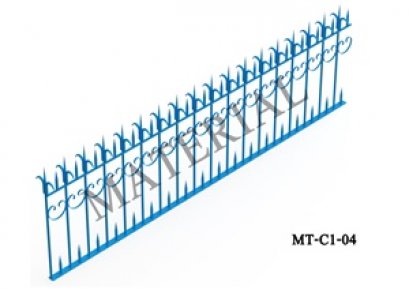 Model MT-C1-04 : รั้วศรเหล็กแหลม