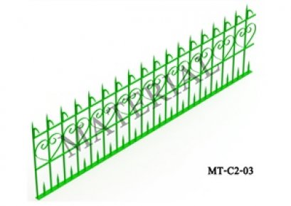 Model MT-C2-03 : รั้วศรเหล็กแหลม