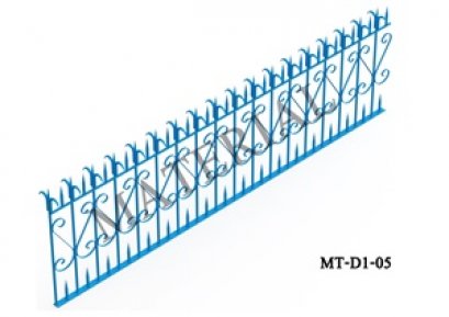 Model MT-D1-05 : รั้วศรเหล็กแหลมสำเร็จรูป