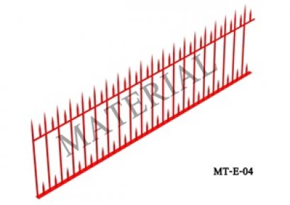 Model MT-E-04 : รั้วเหล็กแหลม