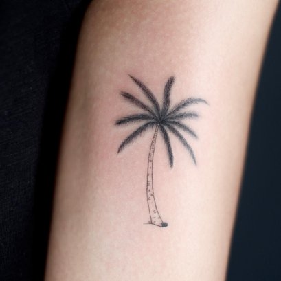 Coconut Tree Tattoo