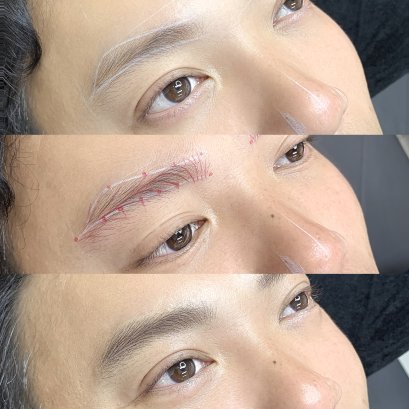 Hair Stroke Technique For Men