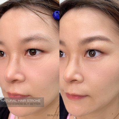 Natural+ Hair Stroke Technique