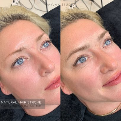 Natural+ Hair Stroke Technique
