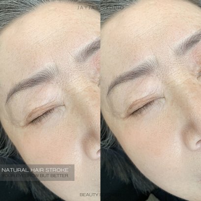 Natural+ Hair Stroke Technique