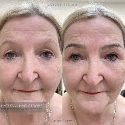 Natural+ Hair Stroke Technique