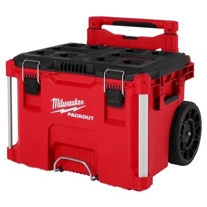 Milwaukee - 48-22-8427 กล่องเครื่องมือ Packout ล้อลากพร้อมก้านจับ