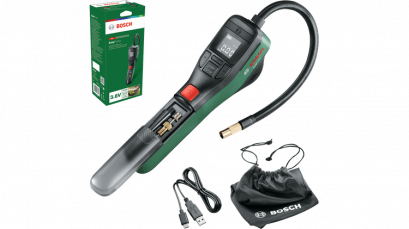 Bosch ที่ปั๊มลมไร้สาย ขนาดพกพา Inflators 3.6V USB ชาร์จมินิคอมเพรสเซอร์ EasyPump (0603947080)