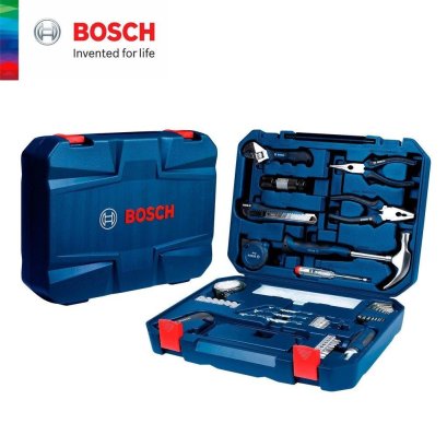 BOSCH 108 SET TOOL KITS ชุดเครื่องมือ 108 ชิ้น พร้อมเคสกันกระแทก (2607002788)