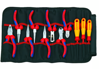 KNIPEX รุ่น 00 19 41 SET OF PLIERS IN TOOL BAG ชุดคีมในกระเป๋าเครื่องมือ รหัส 00 19 41