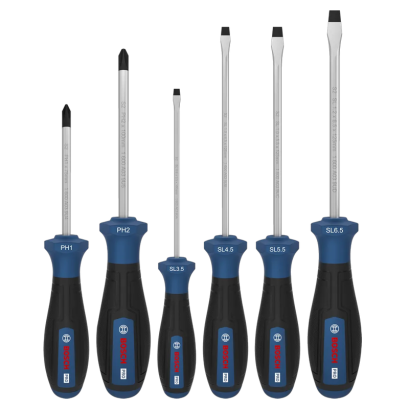 Bosch รุ่น 1600A039PE ชุด ไขควง 6 ชิ้น PH SL