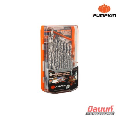 PUMPKIN Xtreme ชุดดอกสว่านPilot Tip (INCH) M2 21 pcs/set รุ่น PTT-M2/21IN (16138)