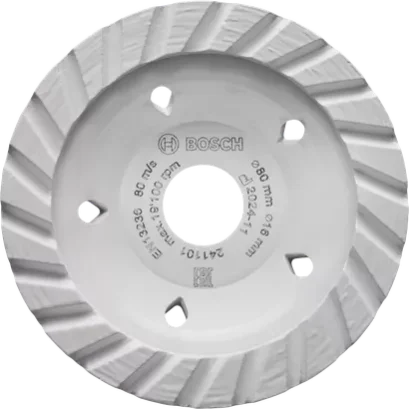 BOSC รุ่น Multi Material (Turbo) 105 x 16/20 x 5 mm ถ้วยขัดเพชร 4 นิ้ว รหัส 2608619963