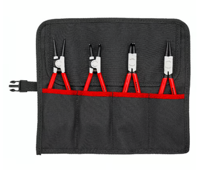 KNIPEX รุ่น 00 19 56 ROLL BAG WITH 4 PLIERS ชุดคีม ชุดปากคีบคีบ รหัส 00 19 56