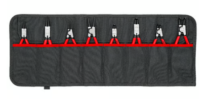 KNIPEX รุ่น 00 19 58 V01 Circlip Pliers Set, 8 parts ชุดคีมหนีบแหวน 8 ชิ้น รหัส 00 19 58 V01