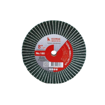 SUMO รุ่น ABPLCW08010180GR ใยสังเคราะห์ผสมผ้าทราย 8&rdquo;x1&rdquo; No.180 (เขียว)