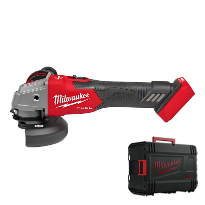 Milwaukee M18 FSAG100XB-0X0 เครื่องเจียร 4" ไร้สาย 18 โวลต์ ระบบเบรค (เครื่องเปล่า)