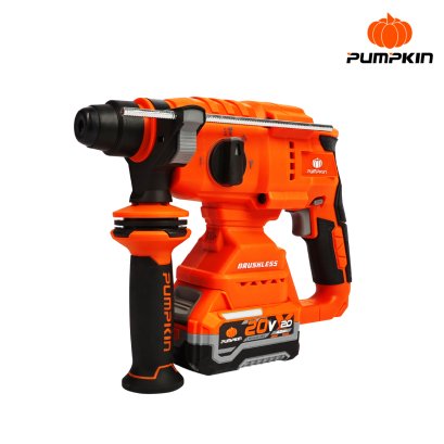 PUMPKIN รุ่น INF-26R4 สว่านโรตารี่ไร้สาย20V 3 ระบบ 26มม. (พร้อมแบตเตอรี่ 4.0 Ah. x1 แท่นชาร์จ x1) 50471