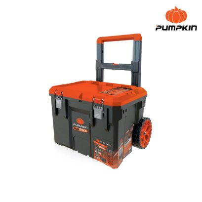 PUMPKIN รุ่น PTT-MST400 กล่องเครื่องมืออเนกประสงค์รุ่นงานหนักกันน้ำ ขนาด 400 mm. พร้อมล้อและด้ามเข็น รหัส 20898