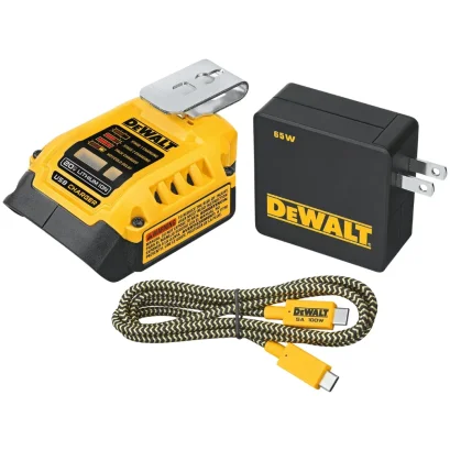 Dewalt รุ่น DCB094K เครื่องชาร์จแบตเตอรี่และอะแดปเตอร์ USB
