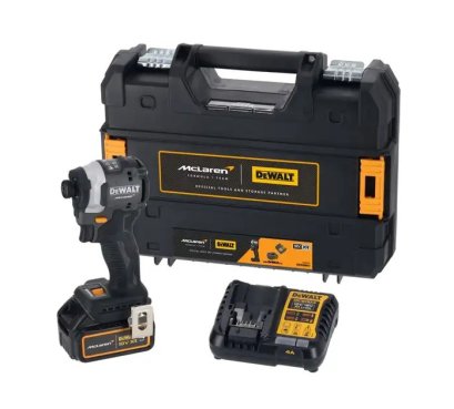 Dewalt รุ่น DCF85MM1T-QW ชุดไขควงกระแทกไร้สาย 18V  มาพร้อมแบตเตอรี่และแท่นชาร์จ McLaren Limited Edition