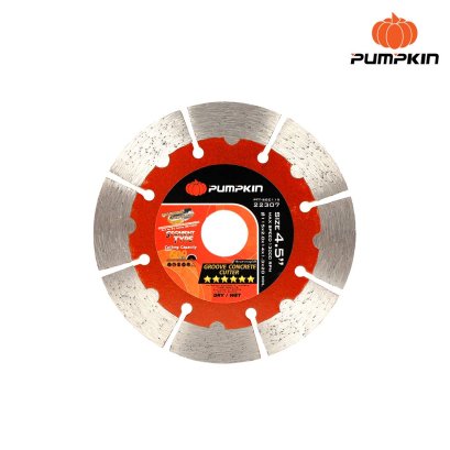 PUMPKIN รุ่น PTT-SGC115 ใบตัดเพชรเซาะร่องปูน / คอนกรีต SEGMENT TYPE GROOVE CONCRETE 4.5 นิ้ว รหัส 22307