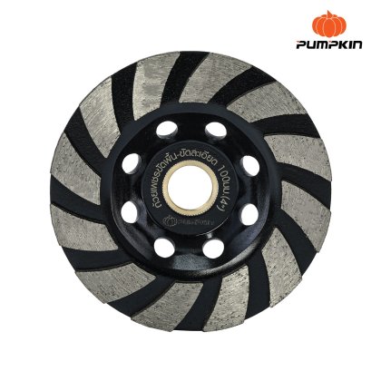 PUMPKIN รุ่น PTT-TUR4-DDC ถ้วยเพชรขัดพื้น แบบขัดละเอียด 4 นิ้ว รหัส 22322