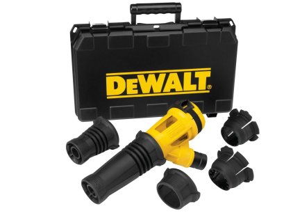 DEWALT รุ่น DWH051-XJ ชุดอุปกรณ์สกัดเก็บฝุ่น สำหรับติดตั้งเข้ากับสกัดหรือสว่านโรตารี่ตัวใหญ่ เพื่อดูดเก็บฝุ่นและเศษปูนขณะทำการสกัด/เจาะทำลาย