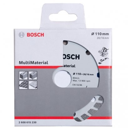 Bosch รุ่น 2608615230 ใบตัดเพชร 4 นิ้ว multimaterial 110mm