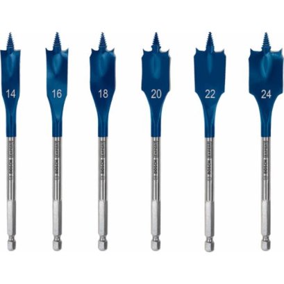BOSCH รุ่น Expert SelfCut Speed Pack ดอกเจาะไม้ใบพาย 6 ชิ้น (14-24มม.) รหัส 2608900332
