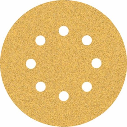 BOSCH รุ่น (H&amp;L) P60 - 50 Pcs. : EXPERT กระดาษทราย 5&quot; 8 รู รหัส 2608900909