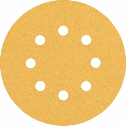 BOSCH รุ่น (H&amp;L) P100 - 50 Pcs. : EXPERT กระดาษทราย 5&quot; 8 รู รหัส 2608900911