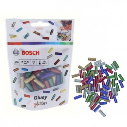 Bosch รุ่น Gluey sticks Glitter กาวแท่ง กากเพชร คละสี (2608002006)