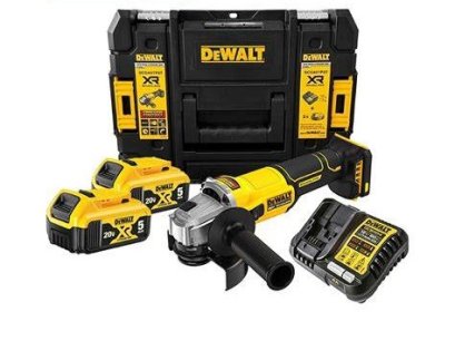 Dewalt รุ่น DCG407P2T-B1 เครื่องเจียรไร้สาย 4 นิ้ว 20V