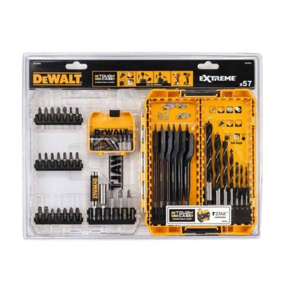 DEWALT รุ่น DT70758-QZ ชุดดอกสว่านและดอกไขควง 57 ชิ้น