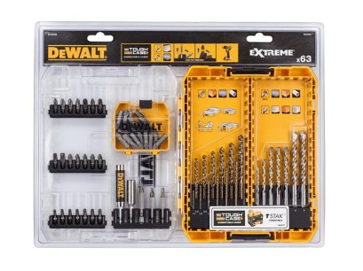 DEWALT รุ่น DT70759-QZ ชุดดอกสว่านและดอกไขควง 63 ชิ้น