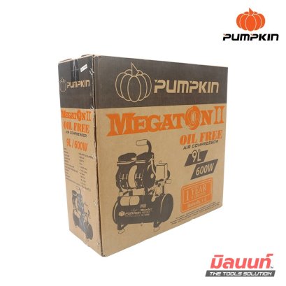 PUMPKIN ปั๊มลมออยฟรี 9 ลิตร (31541) รุ่น PTT-M600W9